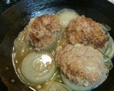 ハンバーグを焼いた時の油を使った付け合せ作り方1写真