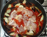 鶏もも肉と茄子の煮込み♪ハーブ風味簡単作り方9写真