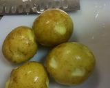 新じゃがのおつまみ照焼き☆抹茶仕立て作り方1写真