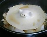 スパイシー！大根の黒胡椒煮（三つ葉添え）作り方5写真