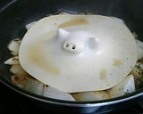 スパイシー！大根の黒胡椒煮（三つ葉添え）作り方5写真