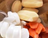 めんつゆで作る☆肉じゃが☆作り方1写真