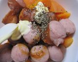 人参とウインナーの焼肉たれマヨ和え作り方4写真