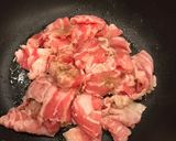 豚バラとトマトのにんにくバター炒め！作り方2写真
