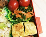 天豆のご飯とカレー風味の唐揚げ弁当♪作り方3写真