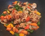 【揚げない簡単】豚薄切り肉で酢豚作り方12写真