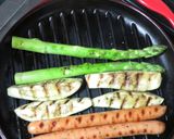オリーブ油と塩で食べる美味野菜焼きパスタ作り方7写真