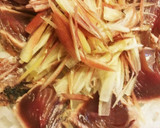 新玉ねぎと鰹のたたき簡単バルサミコだれ作り方7写真