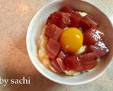 漬けまぐろの山かけ丼作り方5写真