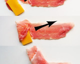 豚薄切り肉でチーズ巻き作り方2写真