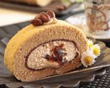 チョコ・パリっのカフェモカロールケーキ作り方35写真