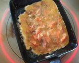 納豆と鮭の砂糖醤油煮のオムレツ作り方3写真