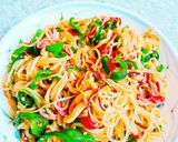 糸コンニャクとピーマンの胡麻炒め。作り方4写真