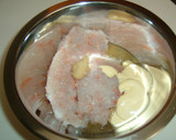 しいたけの海老豚しんじょう揚げ作り方3写真
