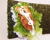 子供が好きな照り焼きチキンのマヨ巻き寿司作り方4写真