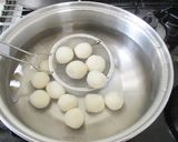 簡単！一気に2種類！豆腐入り手作り団子作り方6写真