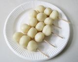 簡単！一気に2種類！豆腐入り手作り団子作り方7写真