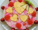 雛祭り❤お花のちらし寿司ケーキ❤作り方12写真
