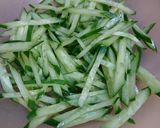 お安いマグロのユッケ♪作り方1写真