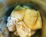 ☆小揚げ巾着煮込みうどん♪作り方2写真