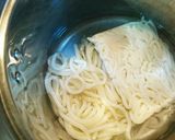 ☆小揚げ巾着煮込みうどん♪作り方3写真