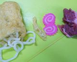 ☆小揚げ巾着煮込みうどん♪作り方5写真