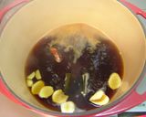 黒酢でさっぱり手羽先煮作り方5写真