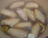 黒酢でさっぱり手羽先煮作り方6写真