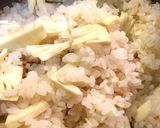 ❶土鍋で炊く！簡単！筍ごは〜ん。作り方5写真
