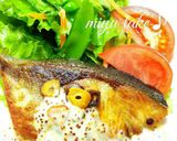 香ばし〜鰤のムニエル♡粒マスソース♪作り方8写真