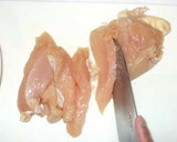 鶏むね肉の黒ゴマピカタ♪簡単作り方2写真
