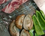 椎茸とピーマンの豚肉串焼き作り方1写真