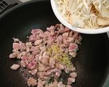 鶏もも肉とえのき茸炒め煮・ご飯添えて作り方3写真