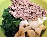 簡単★絶品【ポテトン(芋&豚)チーズ焼】作り方6写真
