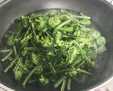 簡単。こごみのおひたし 麺つゆで作り方2写真