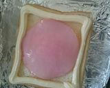 隠し味はたまご。な！ハムトースト。作り方3写真
