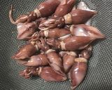 ホタルイカのガーリックハーブオイル漬け作り方1写真