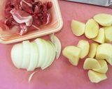 トマト肉じゃが作り方1写真