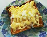 こんがり味噌チーズトースト作り方4写真