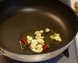 たけのことしらすのペペロンチーノ風作り方2写真
