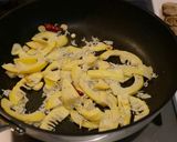 たけのことしらすのペペロンチーノ風作り方4写真