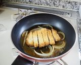 麺つゆで簡単なカツ丼！Вкусно！作り方1写真