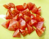 柔らか鶏むね肉･なす･トマトのチーズ焼き作り方3写真
