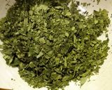 山椒の葉で粉山椒(レンジ使用)♪作り方6写真