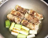 厚揚げの肉巻き すき焼き風作り方5写真