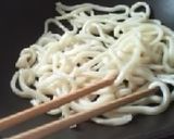 カレーと春キャベツ入り醤油焼きうどん作り方2写真