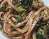 カレーと春キャベツ入り醤油焼きうどん作り方6写真