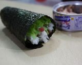 スパムとキュウリの手巻き寿司作り方9写真