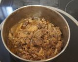 新玉ねぎの牛丼作り方4写真