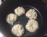 大葉と新玉の豆腐ハンバーグ作り方4写真